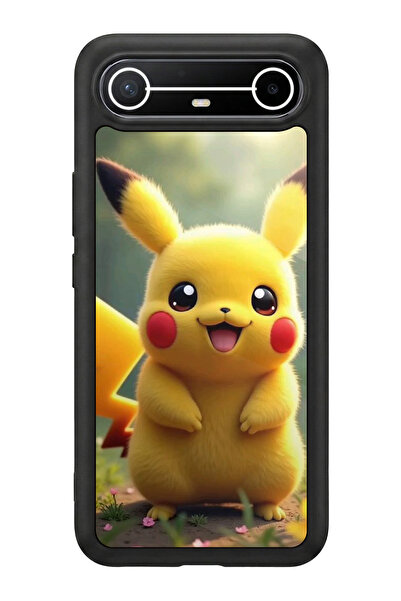 TECNO سبارك سليم 5G متوافق مع مطبوع، أسود مطفي، سيليكون ناعم، واقي، غطاء ممتص...