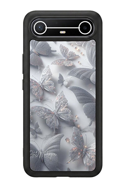 TECNO سبارك سليم 5G متوافق مع مطبوع، أسود مطفي، سيليكون ناعم، واقي، غطاء ممتص...