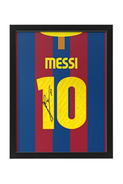 Boomah Accessories ملصق قميص ليونيل ميسي الموقع من برشلونة لموسم 2010-2011 مع...