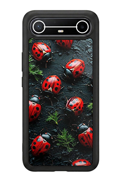 TECNO سبارك سليم 5G متوافق مع مطبوع، أسود مطفي، سيليكون ناعم، واقي، غطاء ممتص...