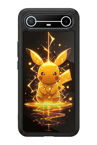 TECNO سبارك سليم 5G متوافق مع مطبوع، أسود مطفي، سيليكون ناعم، واقي، غطاء ممتص...