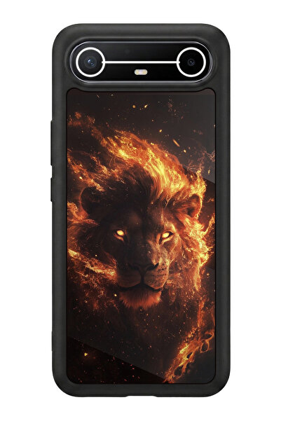 Aksel Kılıf Tecno Spark Slim 5g Compatible Printed, Matte Black, Soft Silicon...