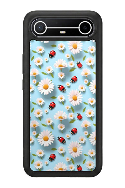 TECNO سبارك سليم 5G متوافق مع مطبوع، أسود مطفي، سيليكون ناعم، واقي، غطاء ممتص...