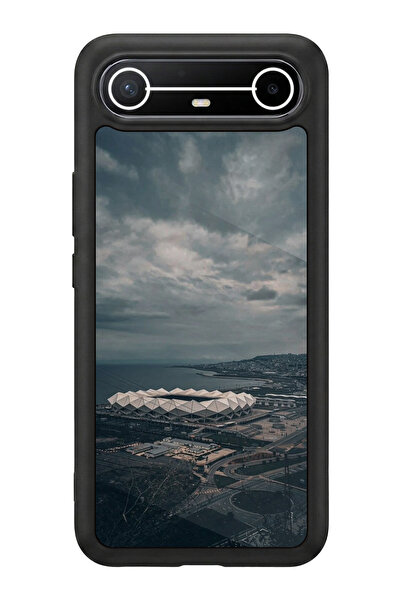 TECNO سبارك سليم 5G متوافق مع مطبوع، أسود مطفي، سيليكون ناعم، واقي، غطاء ممتص...