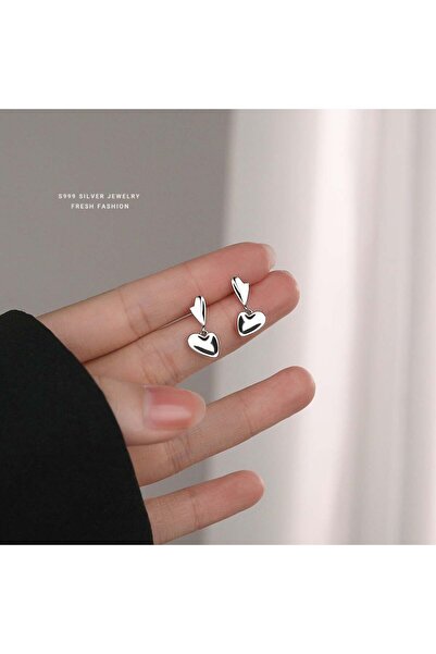 Generic أقراط القلب المزدوج