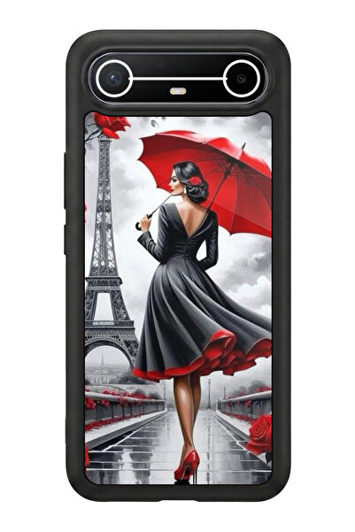 TECNO سبارك سليم 5G متوافق مع مطبوع، أسود مطفي، سيليكون ناعم، واقي، غطاء ممتص...