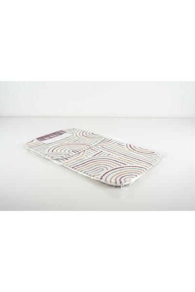 YAZICI Set de covorașe de baie duble Dot Base B pătură Material textil 50x80 ...