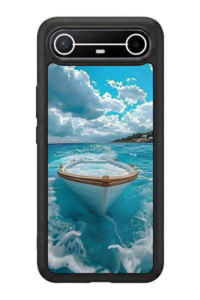 TECNO سبارك سليم 5G متوافق مع مطبوع، أسود مطفي، سيليكون ناعم، واقي، غطاء ممتص...