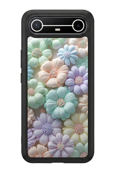 TECNO سبارك سليم 5G متوافق مع مطبوع، أسود مطفي، سيليكون ناعم، واقي، غطاء ممتص...