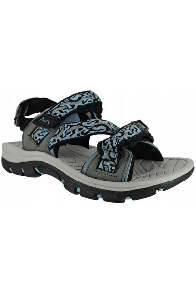 Campus Sandale copii - Tress Junior - mărime 28 - gri negru albastru material...