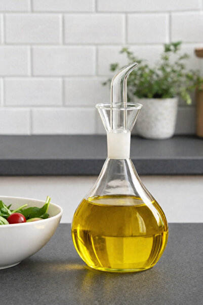 Paşabahçe 1 Adet 1000 ml Cam Yağdanlık - Damlatmaz Akıtmaz Yağlık/Sirkelik