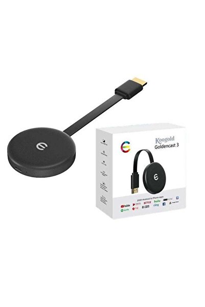 Arabest جهاز بث الوسائط من الجيل الثالث Chromecast، أسود
