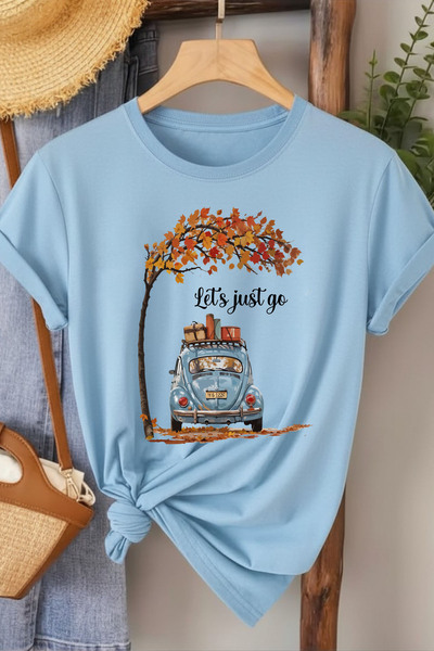 l'eivor Tricou alb pentru femei Lets Go Printed