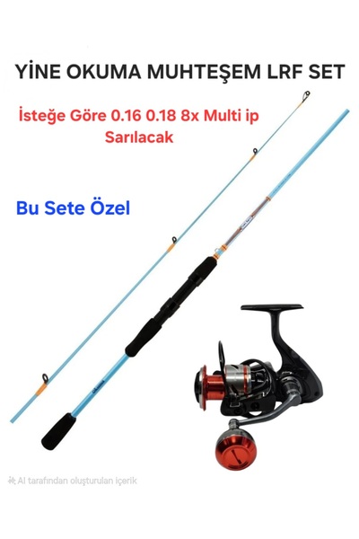 Okuma Fuel Spin 228 Cm 2-12 gr Karbon Lrf Kamışı+ Pisces PS-2000A 3+1 BB Olta...