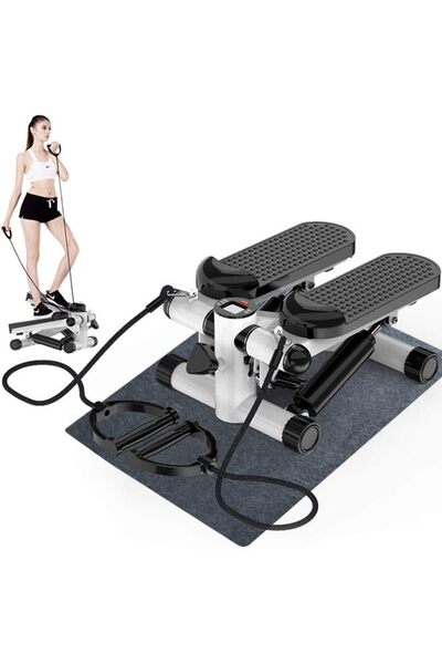 Arabest Stepper with Resistance Bands, LED Display, Fitness Equipment for Hom...
