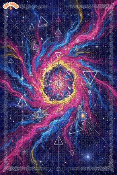 Esranın Dünyası لغز خشبي حلزوني الشكل من يونيفرسال آرت مزدوج الطبقات قطعة مقا...