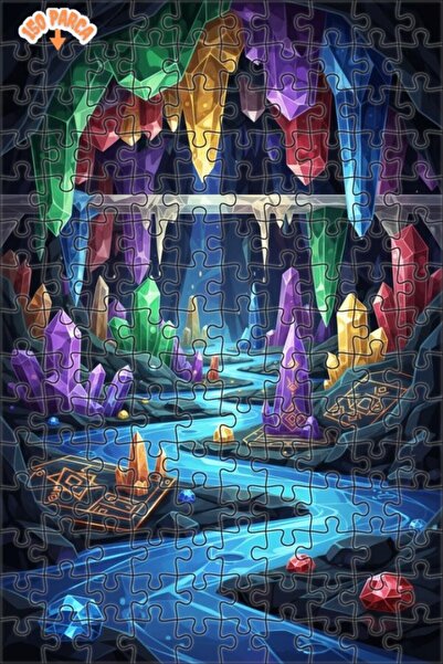 Esranın Dünyası لغز خشبي بإطار مزدوج الطبقات من كريستال ماجار أدفينشر 150 قطع...