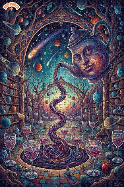 Esranın Dünyası لغز خشبي من ماركة ماجيك ديريغت كوزميك ويني آرت، مزدوج الطبقات...