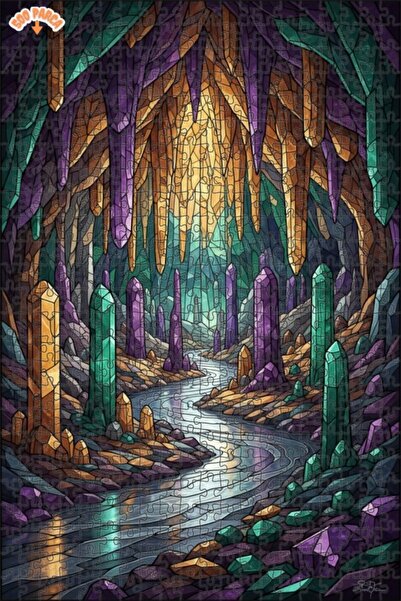 Esranın Dünyası لغز خشبي بإطار من طابقين من كريستال ماجارا آرت 500 قطعة 50x30