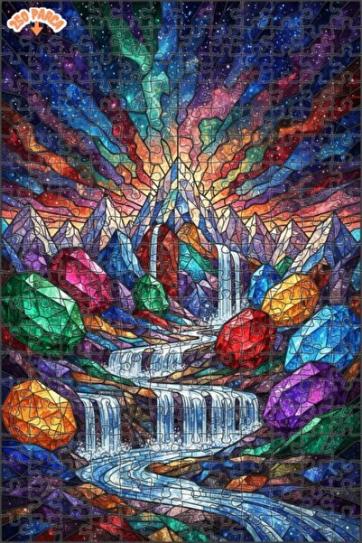 Esranın Dünyası لغز خشبي من مزدوج الطبقات قطعة من سيلالي إيفرين موزايك 250 قط...