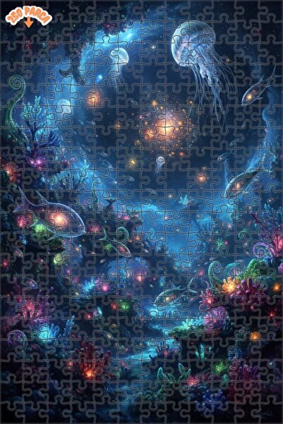 Esranın Dünyası لغز خشبي مكون من مزدوج الطبقات إطارًا بتصميم فانتاستيك سيبر ن...