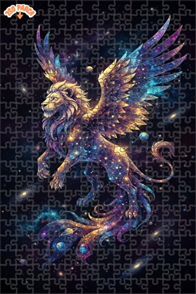 Esranın Dünyası Space Winged Leo Art Puzzle 250 Pieces 30X30