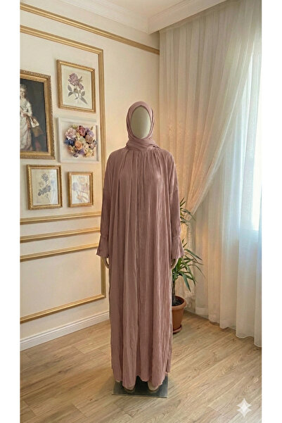 ABAYAT ALAMAL إسدال صلاة بليسيه قطعة واحدة مع طرحة متصلة - خامة باردة وتصميم ...