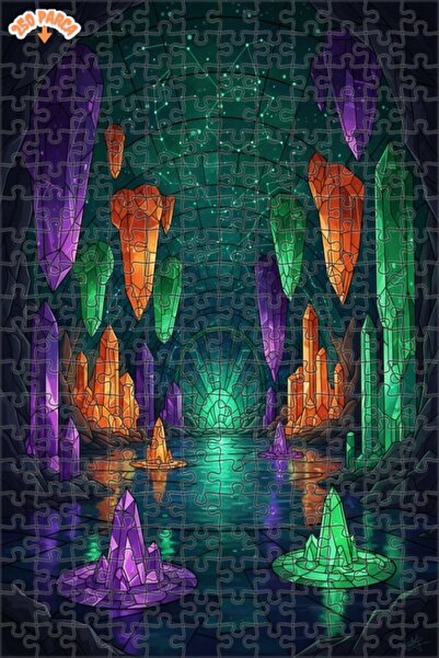 Esranın Dünyası لغز خشبي بإطار مزدوج الطبقات من كريستال كهوف يانكيز 250 قطعة ...