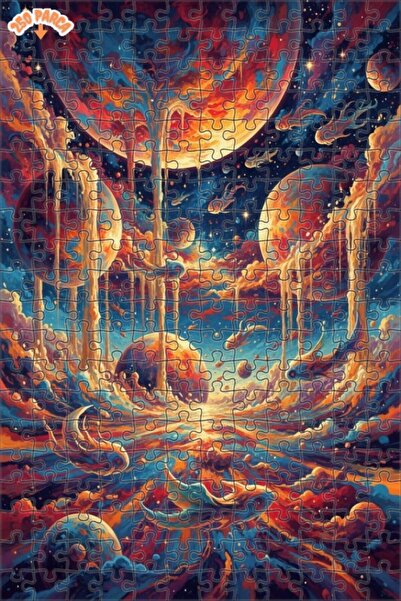 Esranın Dünyası شلالات الأسماك الفلكية بين النجوم مزدوج الطبقات قطعة من الألغ...