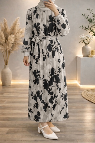 QAF Flora Piliseli Elbise