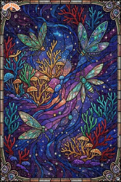 Esranın Dünyası لغز خشبي من سلسلة الفراشات السحرية مزدوج الطبقات إطارًا، 1000...