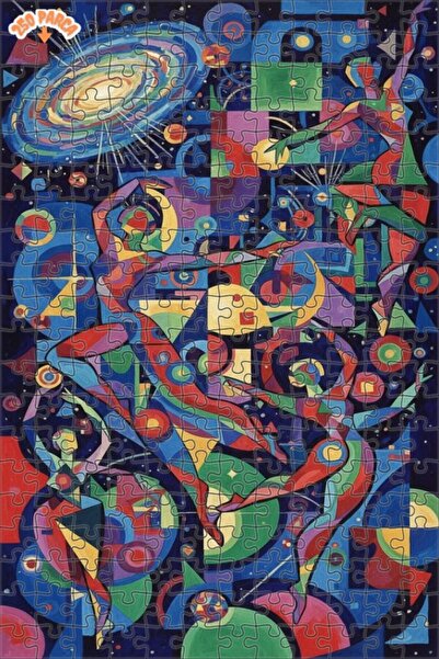 Esranın Dünyası لغز خشبي من مزدوج الطبقات إطارًا لتصميم فضاء الراقصين التجريد...