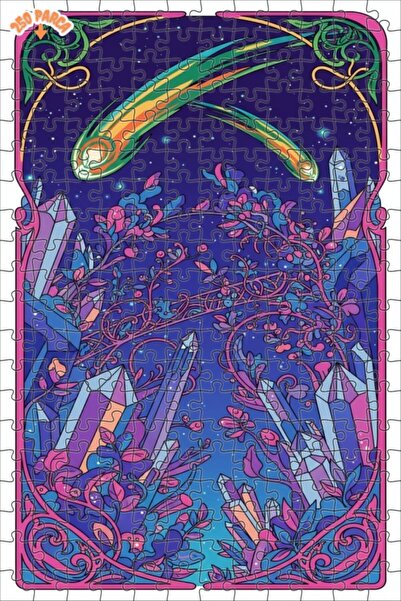 Esranın Dünyası لغز خشبي للنجوم المتساقطة والغابة الكريستالية مزدوج الطبقات ق...