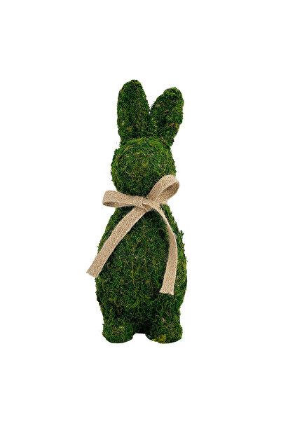 Party Magic Moss Bunny Decoration 12x15x32cm