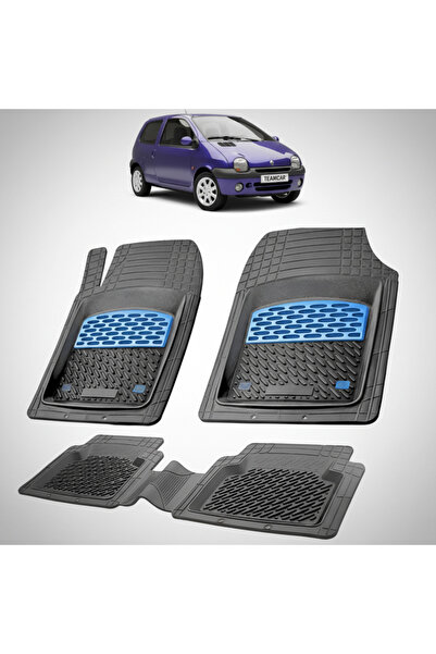 TEAMCAR Πατάκια δαπέδου συμβατά με Renault Twingo I 3 Hatchback 2000-2004 | Μπλε