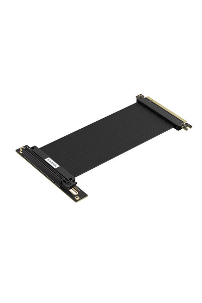 Choice9 150mm PCI-E 4.0 Bk TEUCER PCIE 4.0 X16 Extension Cable PCI Graphics C...