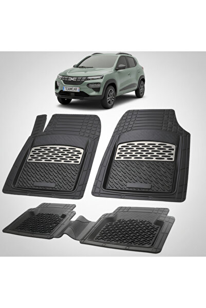 TEAMCAR Covorase Dacia Spring 100% Electric Compatibile 2021-2024 | Silver