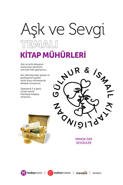 HEDİYENOMİ MühürMarket > ختم كتاب الحب والدقة - إكس-ليبريس - ختم الكتاب > MMA...