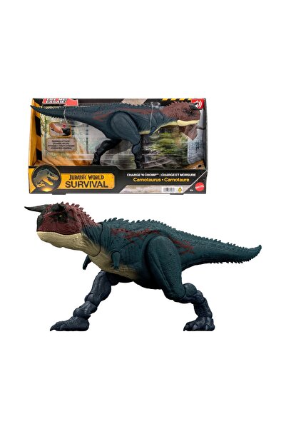 mattel Jurassic World Survival Carnotaurus Încărcare și Ronțăire (JKG85)