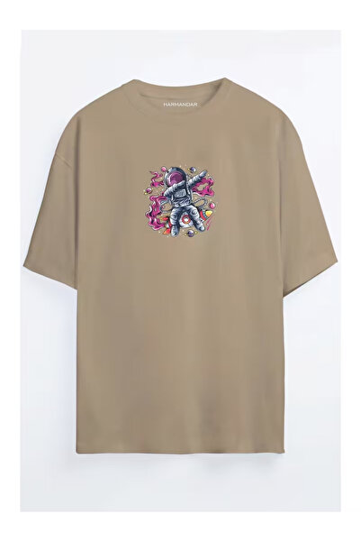 ZEMLİYA Unisex "Astronaut" cu imprimeu tricou - Stil modern