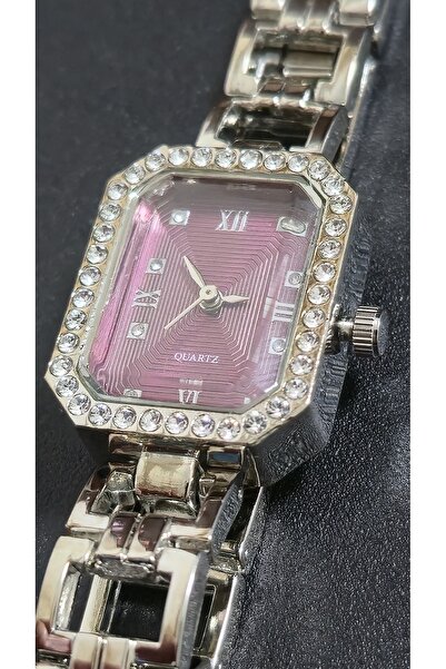 Clup Polo Zirkon İşlemeli Paslanmaz Çelik Kol Saati