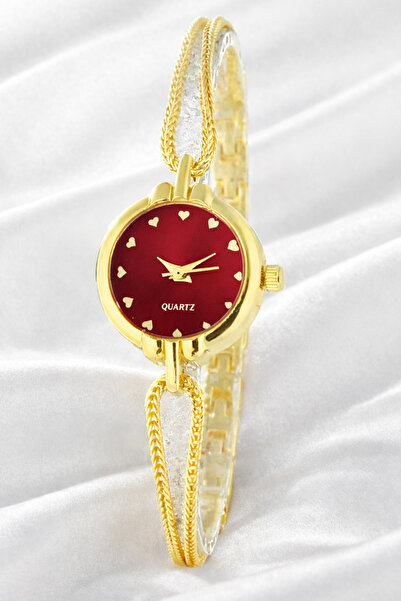 benguen Women's Wristwatch Cls14 Claret Red