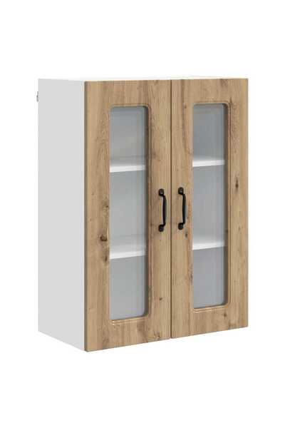 vidaxl Dulap de bucătărie Kalmar Stejar Artizanal 60 x 31 x 80 cm