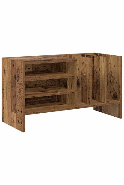 vidaxl Dulap pentru discuri de vinil Lemn vechi 78,5 x 35 x 45 cm
