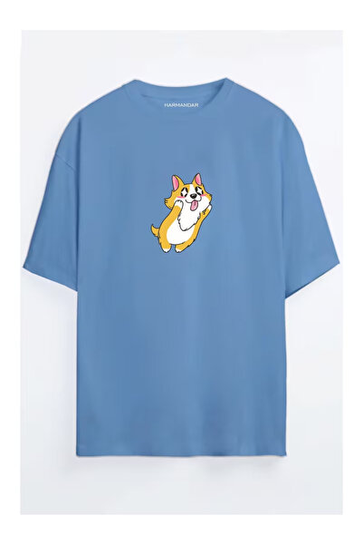 ZEMLİYA Unisex "Kawaii Dog" Printed T-Shirt -Modern Style