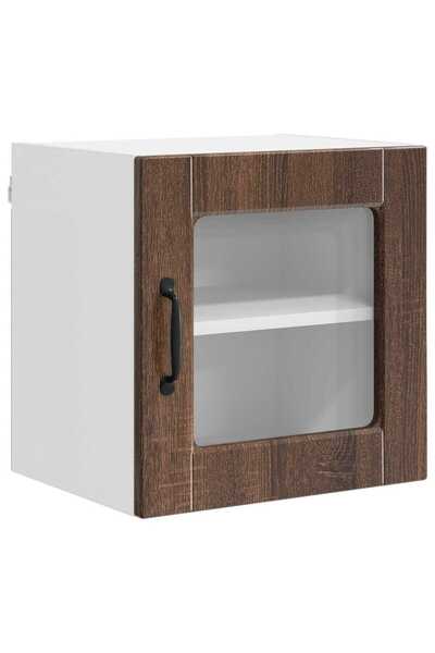 vidaxl Dulap de bucătărie Stejar închis 40 x 31 x 40 cm Lemn compozit