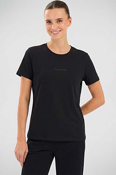 SKECHERS W Essential Crewneck Femei tricou S2510029-3817 Negru