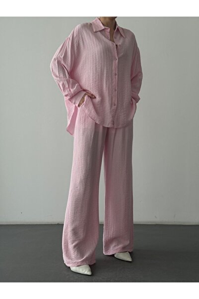 Quzu Kadın Çizgili Gömlek