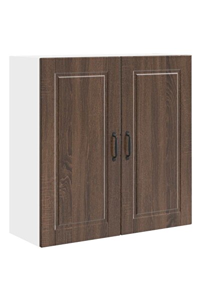 vidaxl Dulap de bucătărie Stejar închis 80 x 31 x 80 cm Lemn compozit