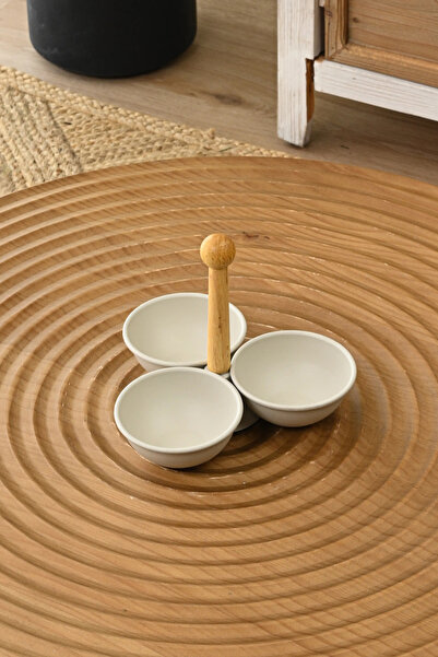 SQUALO Squalo 3-Cavity Dessert Plate in Steel and Wood – The Beauty of Nature...